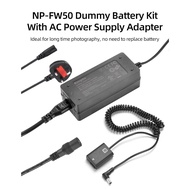 Kingma FW50 Dummy Battery Kit With AC Adapter Power Supply Adapter For Sony Camera