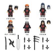 Compatible with Lego Naruto Uchiha Sasuke Yasuke Dried Persimmon Ghost Shark Flying Section Assembled Toys Education