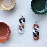 Limited quantity Ivy Unique Chain Earrings / korea korean fashion accessories jewelry jewellry item 