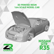 Car Kit 1/64 scale Nissan Skyline GTR R35 / Hotwheel Skyline R35 / Resin Car Kit