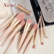 Maria Natural Beauty l ชุดแปรง Vegan 11 ชิ้น พร้อมกระเป๋า