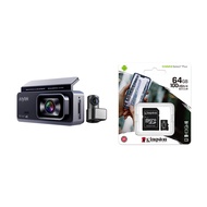 Anytek กล้องติดรถยนต์กล้องหน้า-กล้องหลัง T1PRO Dual Camera ความละเอียด 2K/1080P Wifi รุ่นใหม่ล่าสุด 