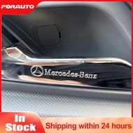 [Benz] Metal Emblem Auto Decor Decals Reflective Car Window Wiper Stickers Car Accessories for Mercedes Benz W212 W204 W213 W205 W211 A180 A200 B180 C180 E200 CLA180 GLB200 GLC300 S CLS GLA GLE Class