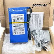 แบตเตอรี่ battery rechargeble 12V 3000mAh 4000mAh 6800mAh 9800mAh 15000mAh 20000mAh แถมอะแดปเตอร์