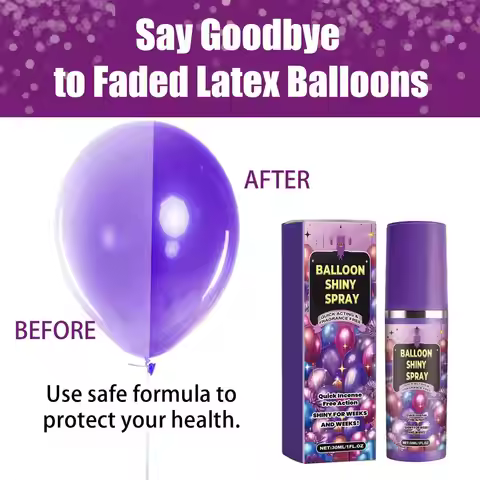 Balloon Glow Enhance Spray 30ml Shiny Spray for Ballon Surface Brightness Anti Fading Party Long Las