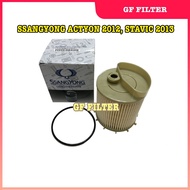 SSANGYONG NEW ACTYON KORANDO C 2.0, ACTYON SPORT 2.0, STAVIC II 2.0 FUEL FILTER PETROL FILTER 22476-