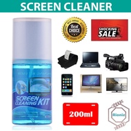 Screen Cleaning Kit for Handphone Mobile Phone LCD LED TV Computer PC Laptop Camera Cleaning Kit (200ML)