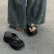 HM101 flip flops with 6cm sole made of eva material, high sole, easy to walk in, light on feet