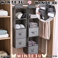 WINTE3U 3/4/5 Layers Wardrobe Storage Bags Household Drawer Space Saver Cotton Storage Pouch