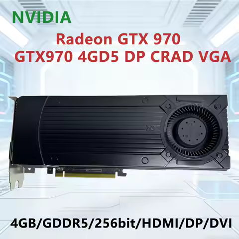 NVIDIA GTX 970 4GB GDDR5 GTX970 4GD5 DP CRAD VGA Graphics Card 256-bit PCI-E 3.0 HEMI DP DVI interfa