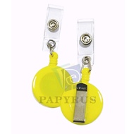 ID CARD CLIP / YOYO ID CARD / SOLID YELLOW YOYO ID CARD CLIP