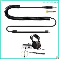 WU Dual 2 5mm  Jacks Spring Cable for Hifiman HE400S HE-400I HE560 HE-350 HE1000 Headphones Tangle-F