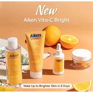 Aiken Vitamin C/Aiken/Exfoliating Water 100ml/Facial Cleanser 100g/Moisturizer 40g/Toner Aiken/Aiken