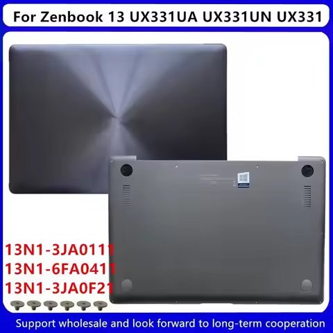 New For ASUS Zenbook 13 UX331UA UX331UN UX331 LCD Back Cover 13N1-3JA0111/13N1-6FA0411 Bottom Cover 