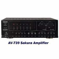 Sakura AV-739 karaoke mixing amplifier 750w x2 Original