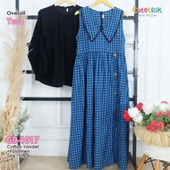 Baju kodok anak cewek overall anak perempuan gamis overall Remaja set Tunik lengan panjang cutetrik