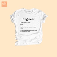 เสื้อยืดลาย Engineer เสื้อ วิศวกร เสื้อสกรีน เสื้อยืดความหมาย เสื้อตลกๆ เสื้อพจนานุกรม ไซส์ S - XXL