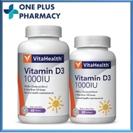 VitaHealth Vitamin D3 1000iu 30's / 60's+30's [EXP 03/2025]