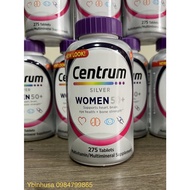 [New Model] Multivitamin Supplement For Women Over 50 Years Old Centrum Silver Women 50 + 275 American Tablets