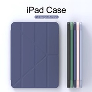 ส่งจากไทย Case iPad for Gen 7 10.2, iPad Air 3 , Pro 10.5, 9.7 , Air 2 ,pro 11 เคสนิ่ม TPU สามารถพับ