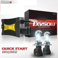 Txvso8 1 Pair Xenon H1 H3 55W 12V Car HID Headlight Bulbs Kit H7 H11 H4 H8 9005 HB3 9006 9012 3000K