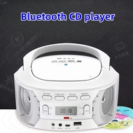 Portable CD Player Boombox with Bluetooth FM Radio with CD Player ComboCD Boombox with AUX/USB Playback and Earphone Jack.CD Players for Home with Stereo Speakers