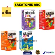 SAKATONIK ABC / 30S / SAKATONIK ANAK / VITAMIN ANAK / ANTARIKSA / ANGGUR / STRAWBERRY / JERUK