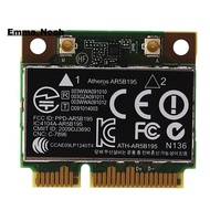 AR9285 AR5B195 150M+BT3.0 Half Mini PCI-E Wireless Card SPS:593127-001 592775-001 for 430 431 435 43