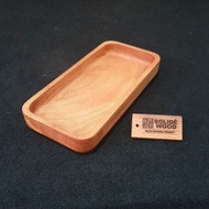 Bento wooden plate mini tray 10cm x 21cm x 28mm