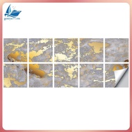 [gouyu77.vn] Tiles Sticker Golden Marble Pattern Tiles Sticker Kitchen Backsplash