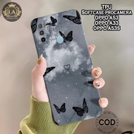 HP OPPO A53/A33/A53S - Leviora Case - Butterfly Fashion Case - OPPO A53/A33/A53S Softcase - Pro Came