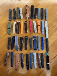 Watch straps + accessories 20 22 24 26mm for IWC Omega Panerai 錶帶 皮帶 膠帶