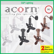 Acorn Corner DC-360 16″ Designer Fan Ceiling / Wall Mounted