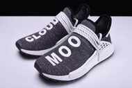 桃子代購～潮品Pharrell Williams × Adidas NMD Human Race 灰白 菲董 男女款