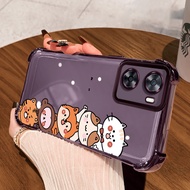 HP Phone Case for OPPO A77s A57S A57E A57 2022 A77 2022 Cute Animal Case Phone Case Drop-coated Airb