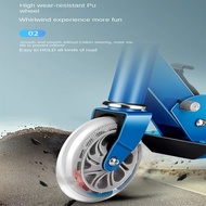 kid's Adjustable and Foldable Kick Pedal Scooter Children's two-wheel scooter Birthday gift