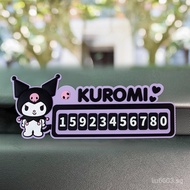 Temporary Car Parking Plate PVC Car Moving Number Plate Car Phone Plate Moving License Plate Cartoon