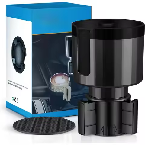 Car Cup Holder Expander Adapter with Offset Base Compatible with Yeti 14/24/36oz, Hydro Flasks 32/40
