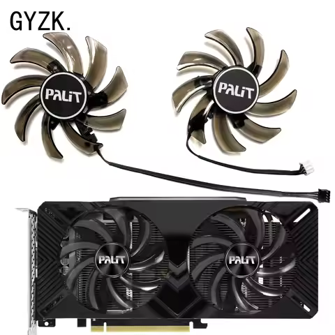 New For PALIT GeForce RTX2060 2060S GTX1660 1660ti 1660S Dual OC Graphics Card Replacement Fan GA91S