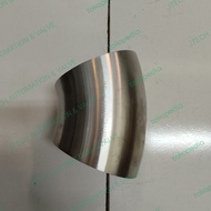 Elbow 45 Derajat Sanitary stainless 316 L 3/4" inch 19.05 mm