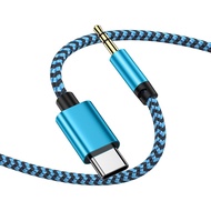 USB C to 3.5mm Google 8A Audio Aux Jack Cable for Pixel 9 8 7 Pro 7A 6A, 3FT Type C to 3.5mm Male He