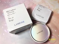 LANEIGE蘭芝 水聚光淨白氣墊粉霜 SPF50+ PA+++內含粉盒中有粉蕊15g*1+補充蕊15g*1) 21號