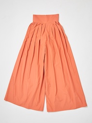 The SRT X3 TPN27 - Super Wide Leg Pants กางเกงขอบเอวสูง ขาบาน จีบรอบตัว ผ้าคอตตอน