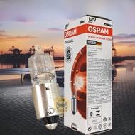 หลอดไฟสัญญาณ Halogen OSRAM H10W 12V 10W หลอดไฟสัญญาณไฟหน้าแบบมีตะเข็บแบน BA9s หลอดไฟสัญญาณแบบมีตาประ