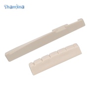[Shamjina] Left Handed Acoustic Guitar Saddle Nut Slotted for Guitar Parts Accessories