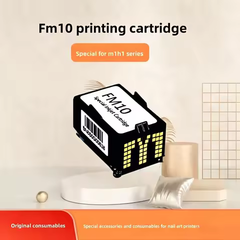 FM10 Inkjet Cartridge for O2NAILS Nail Art Printer High Capacity Replacement Ink Cartridge Prints 45