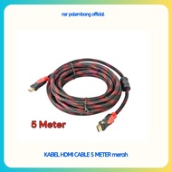 MERAH CABLE HDMI CABLE 5 METER red / CABLE HDMI Net 5 Meter