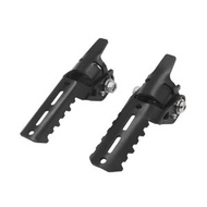 全城熱賣 - 適用於寶馬 R1250GS R1200 GS ADV 22-25mm摩托車前腳釘摺疊腳踏板夾（黑色）