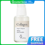 9WISHES | Nine Wishes Vegan Collagen Ampoule 30ml 1 Pc K-Beauty Skincare School Military Dormitory A