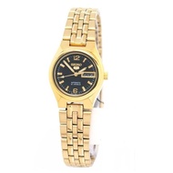 Ladies Gold Tone Stainless Steel Watch (Gold) Seiko SYMK38K1 Automatic 21  Jewel